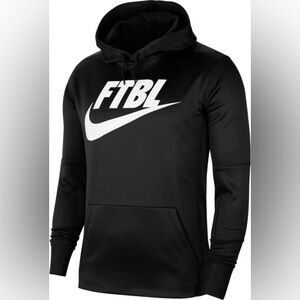Nike Dri-Fit Black Football Hoodie